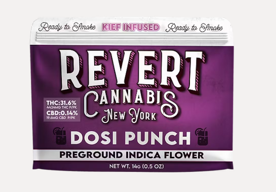 Photograph of product: Dosi Punch - Kief-Infused Ground Flower - - Revert Oui'd - 14g