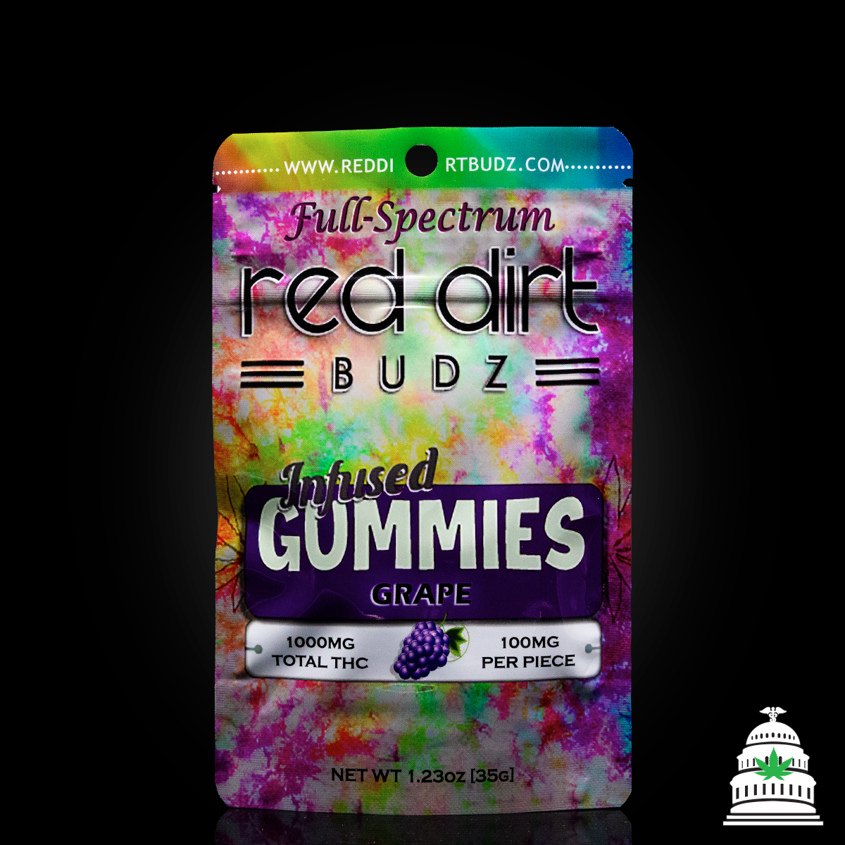 Photograph of Product: Grape - Red Dirt Gummies