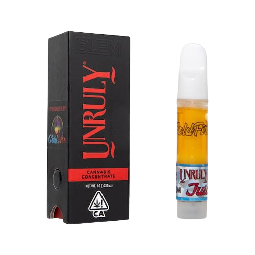 Photograph of product: BLEM X ColdFire Extracts | Unruly OG Juice Cartridge | 1g