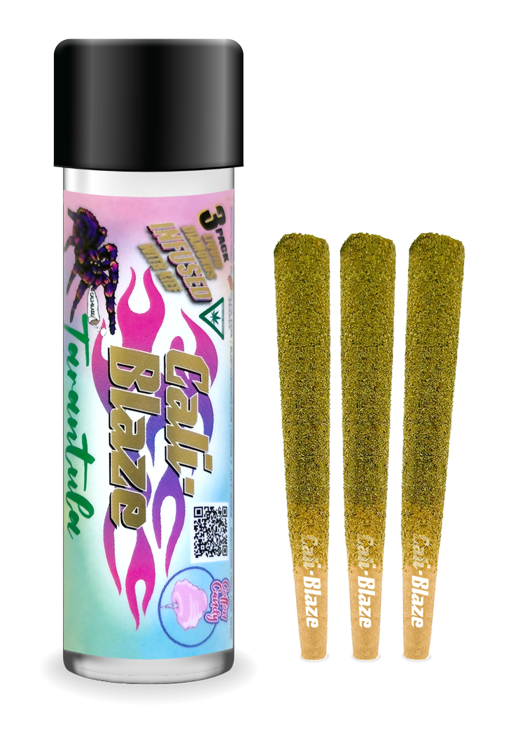 Photograph of product: AU Cali-Blaze: Cotton Candy Tarantula 3 Pack