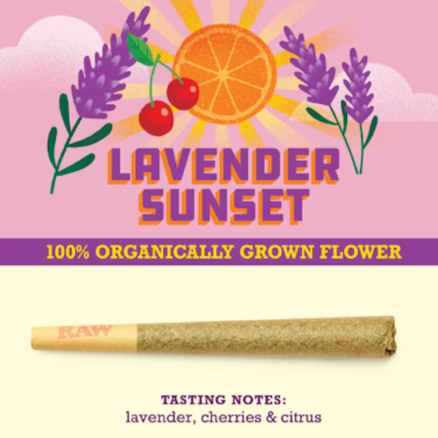 Photograph of product: Lavender Sunset | 1g PreRoll
