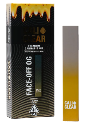 Photograph of product: Cali Clear Face-Off OG All-in-One Vape