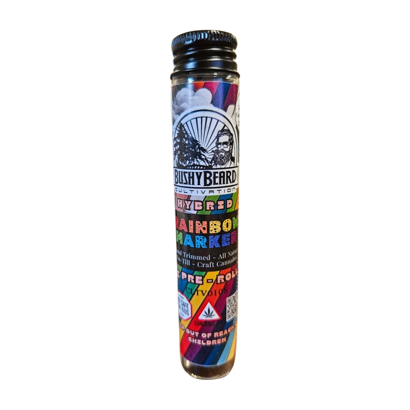 Photograph of Product: Rainbow Marker Pre-Roll