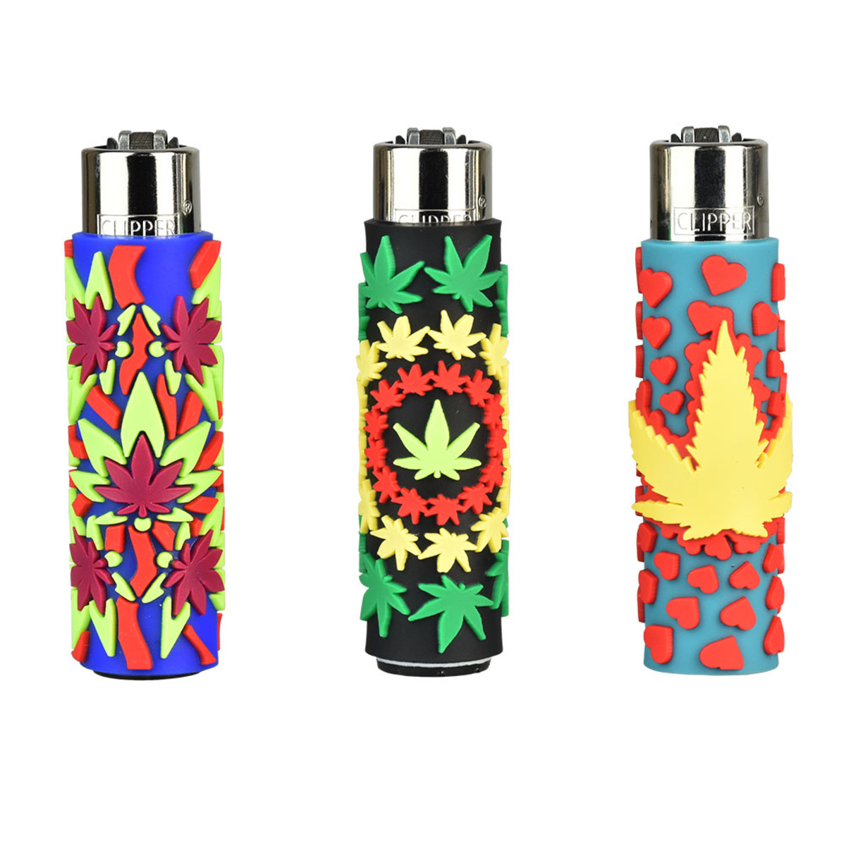 Photograph of product: Clipper Lighter - Textured Hemp Leaves Cover