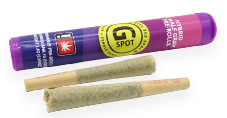 Photograph of product: Preroll - 2pk .5g Infused- G-Spot - (B) - Juicy Fruit