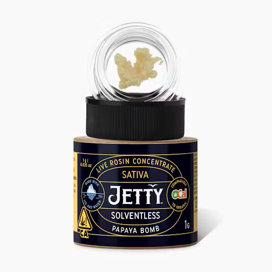 Photograph of product: LIVE ROSIN 1G PAPAYA BOMB (S)