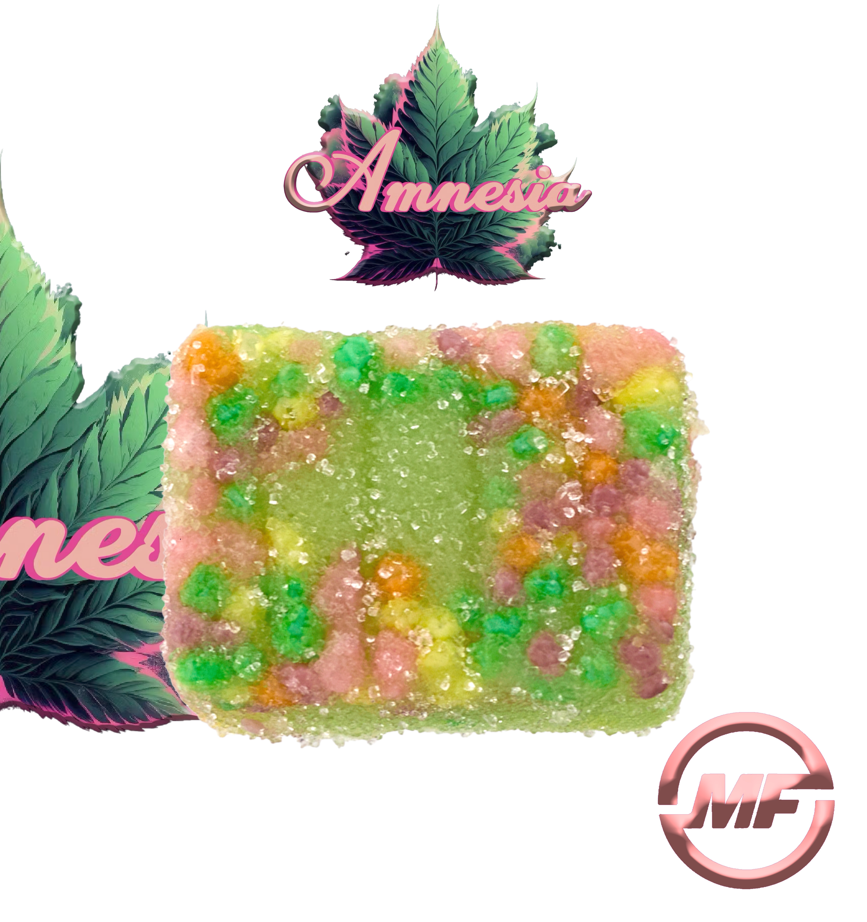 Photograph of product: Amnesia Zerds | Apple Burst | au chocolat Rosin Gummies | 200mg