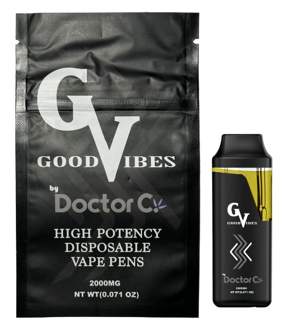 Photograph of product: GOOD VIBES LONG DUCK BONG DISPOSABLE 2G