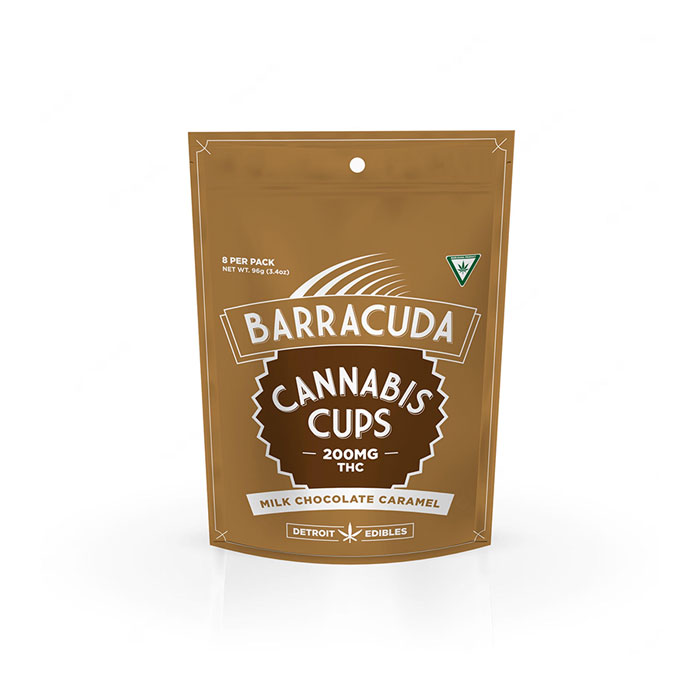 Photograph of product: Barracuda Cups Milk Chocolate Caramel, 200mg