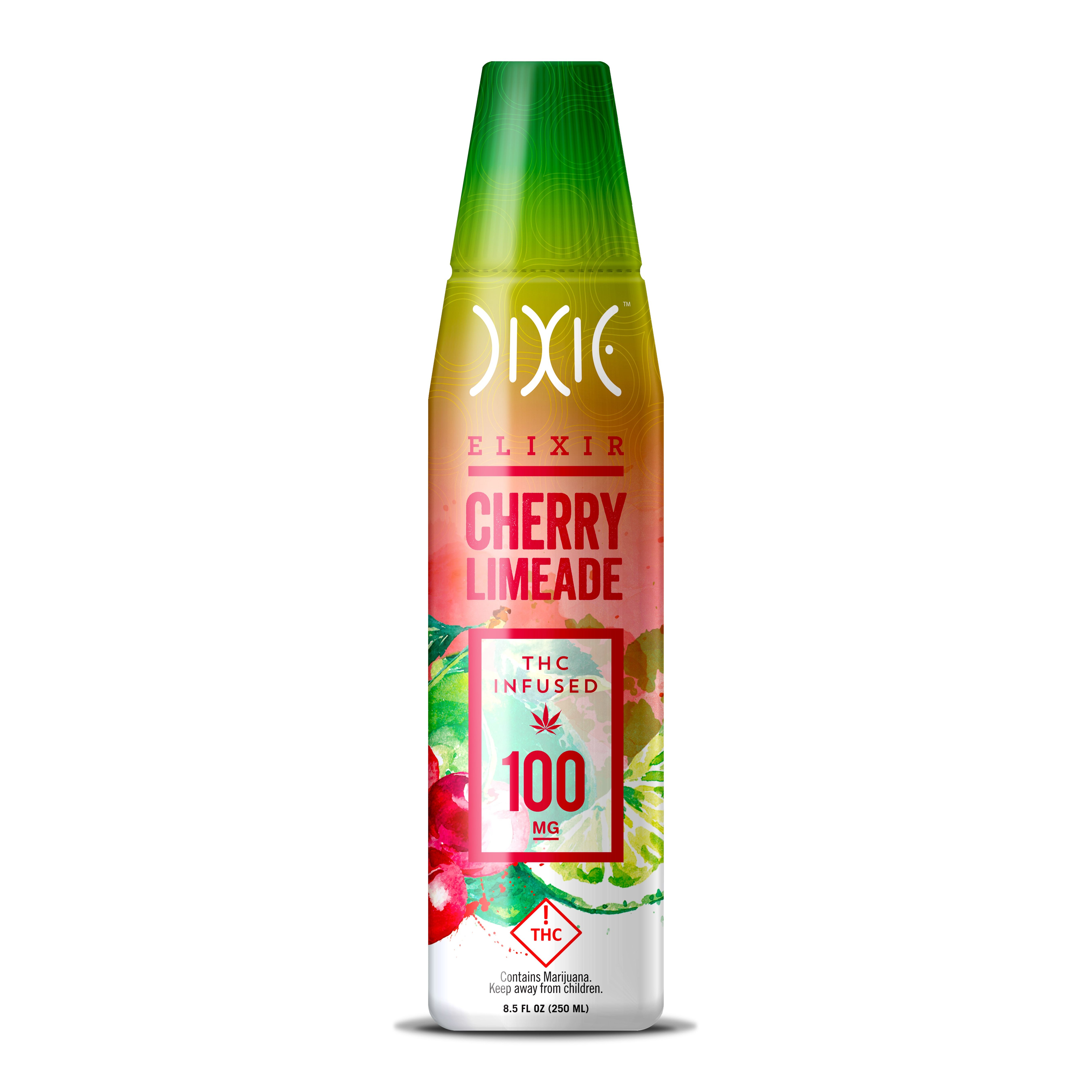 Photograph of product: Dixie | Cherry Limeade Elixir | 100mg