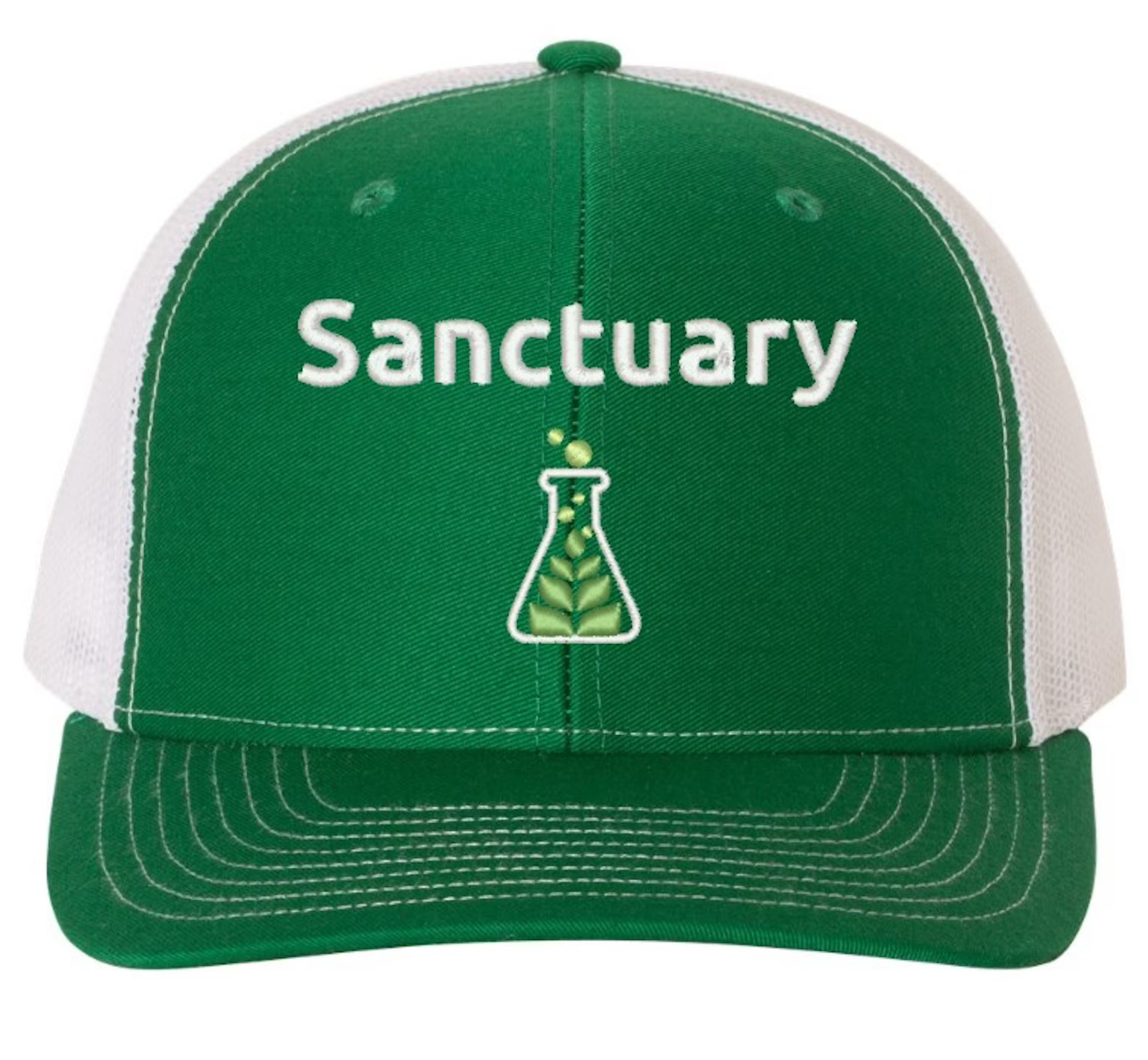 Photograph of product: Hat - Sanctuary Beaker Green/White Trucker