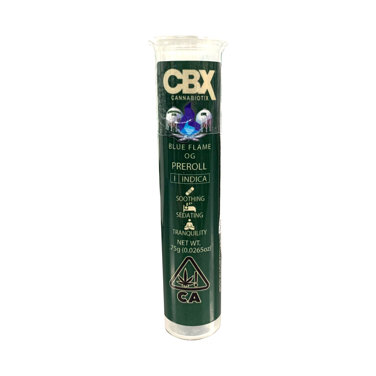 Photograph of product: Blue Flame OG Pre-Roll | 0.75g