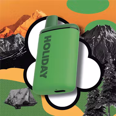 Photograph of product: Happy Camper | 0.5g | Disposable Vape