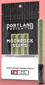 Photograph of product: Moonrock Slims | Double Purple | Full Gram 3-Pack