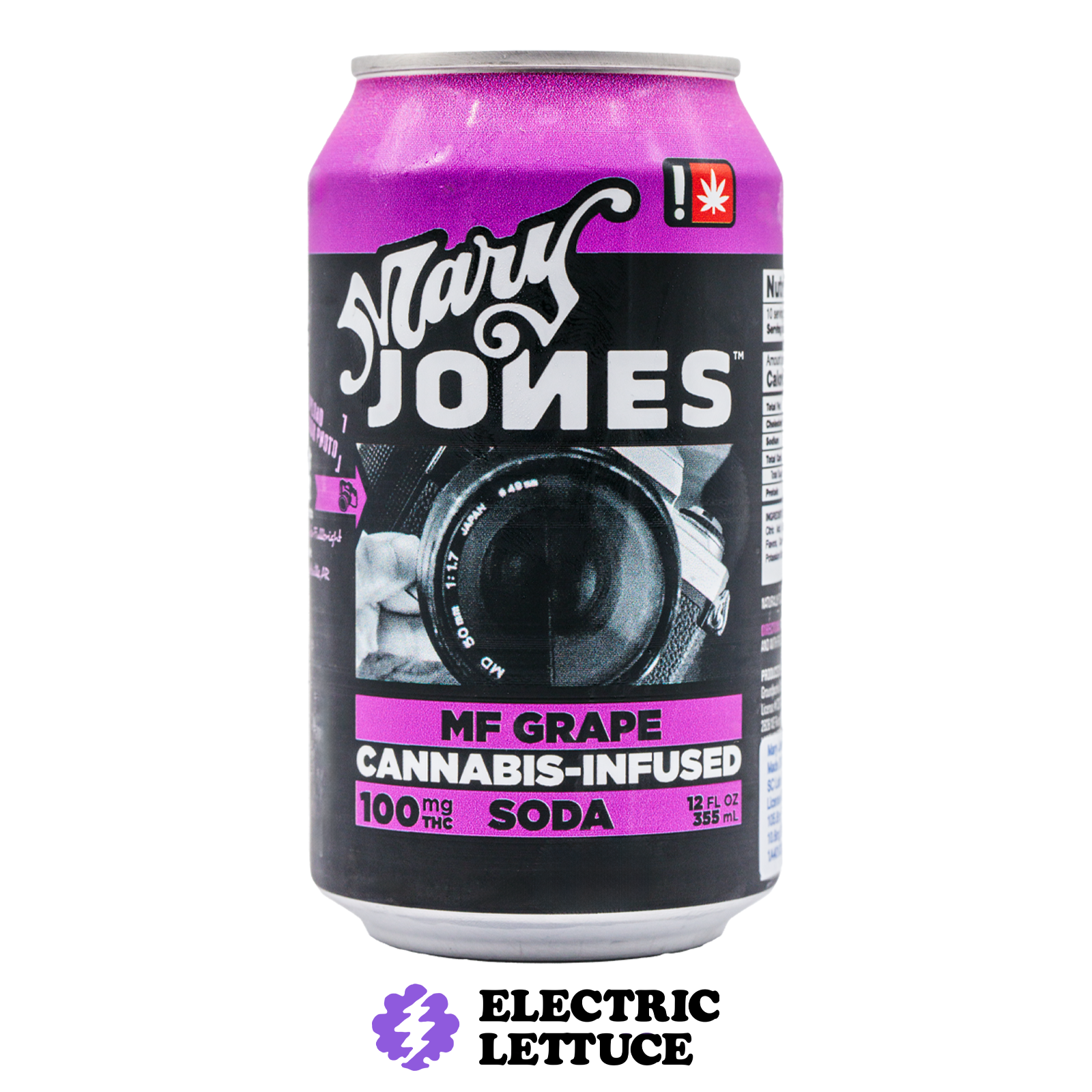 Photograph of product: Mary Jones MF Grape Soda
