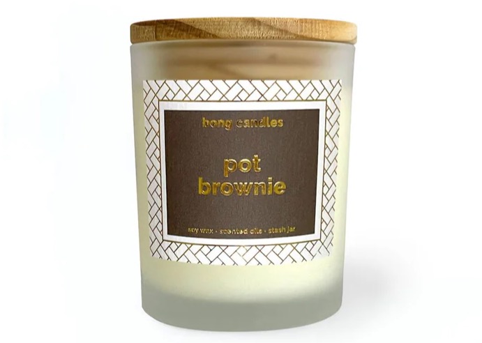 Photograph of product: Pot Brownie Stash Jar Candle