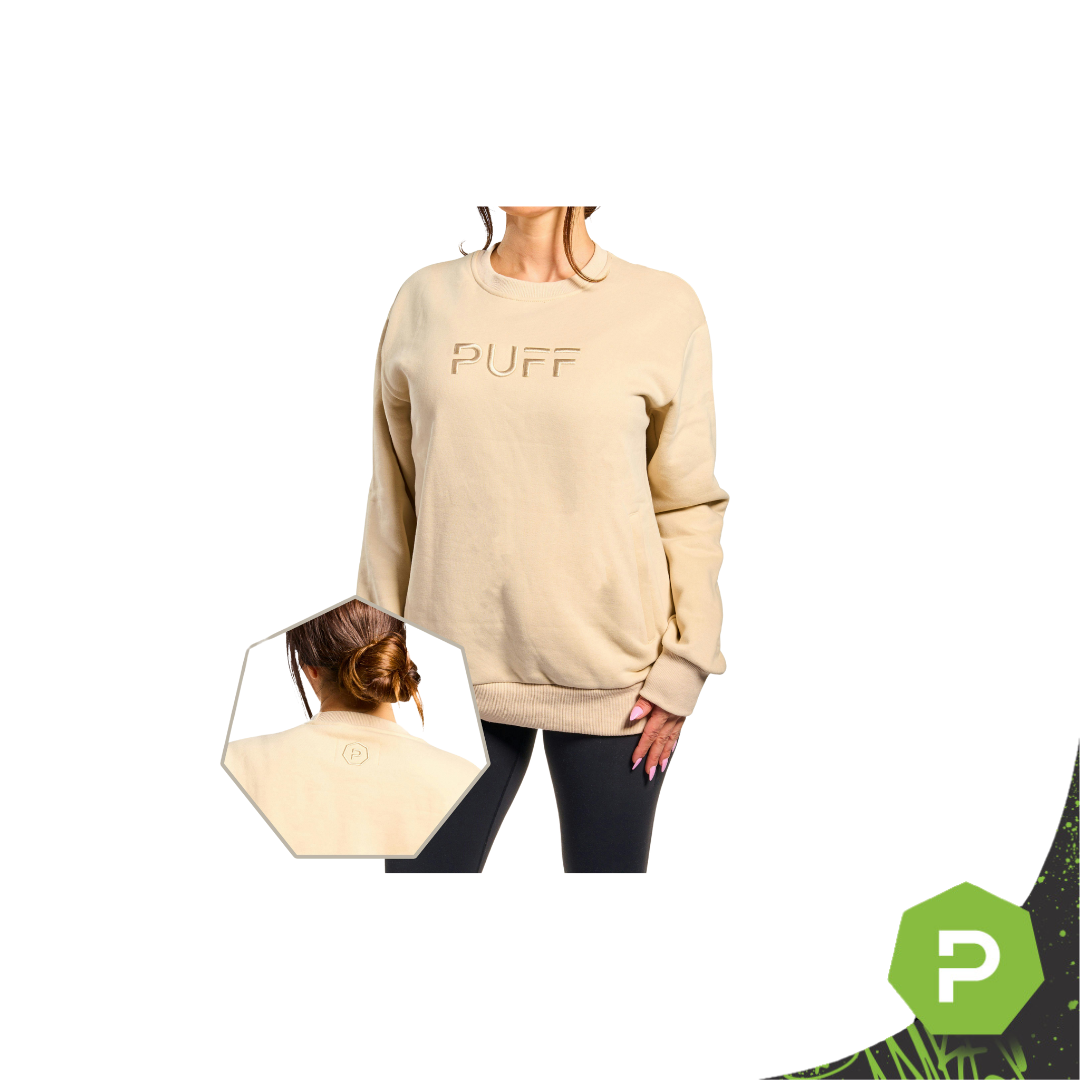 Photograph of product: Puff | Premium Crew Neck (SM-XL) | Bone