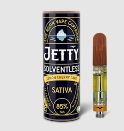 Photograph of product: Jetty Lemon Cherry Cake Oui'd Vape Cart OCal Solventless