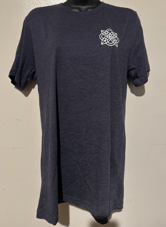 Photograph of product: Heather Blue Bloom Shirt | L | Bloom Brand