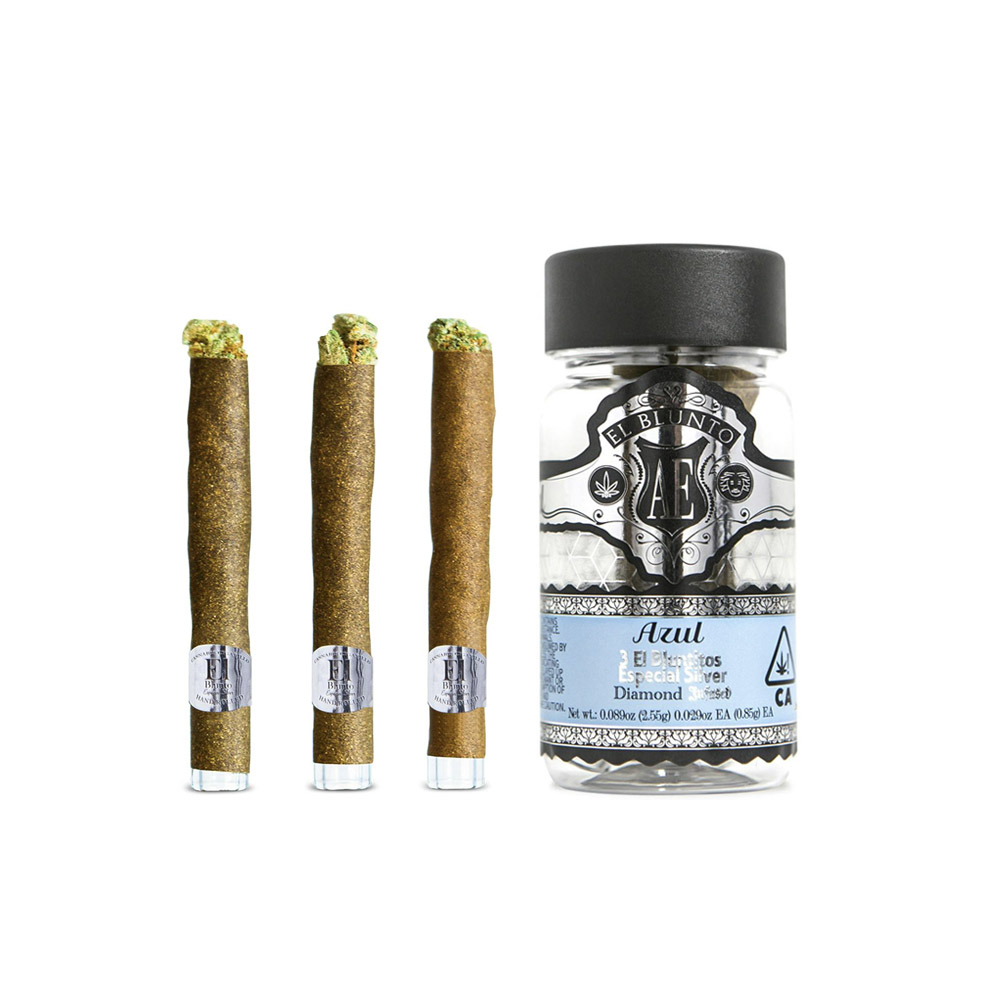 Photograph of product: AZUL DIAMOND INFUSED BLUNTITO 3-PACK [2.55 G]