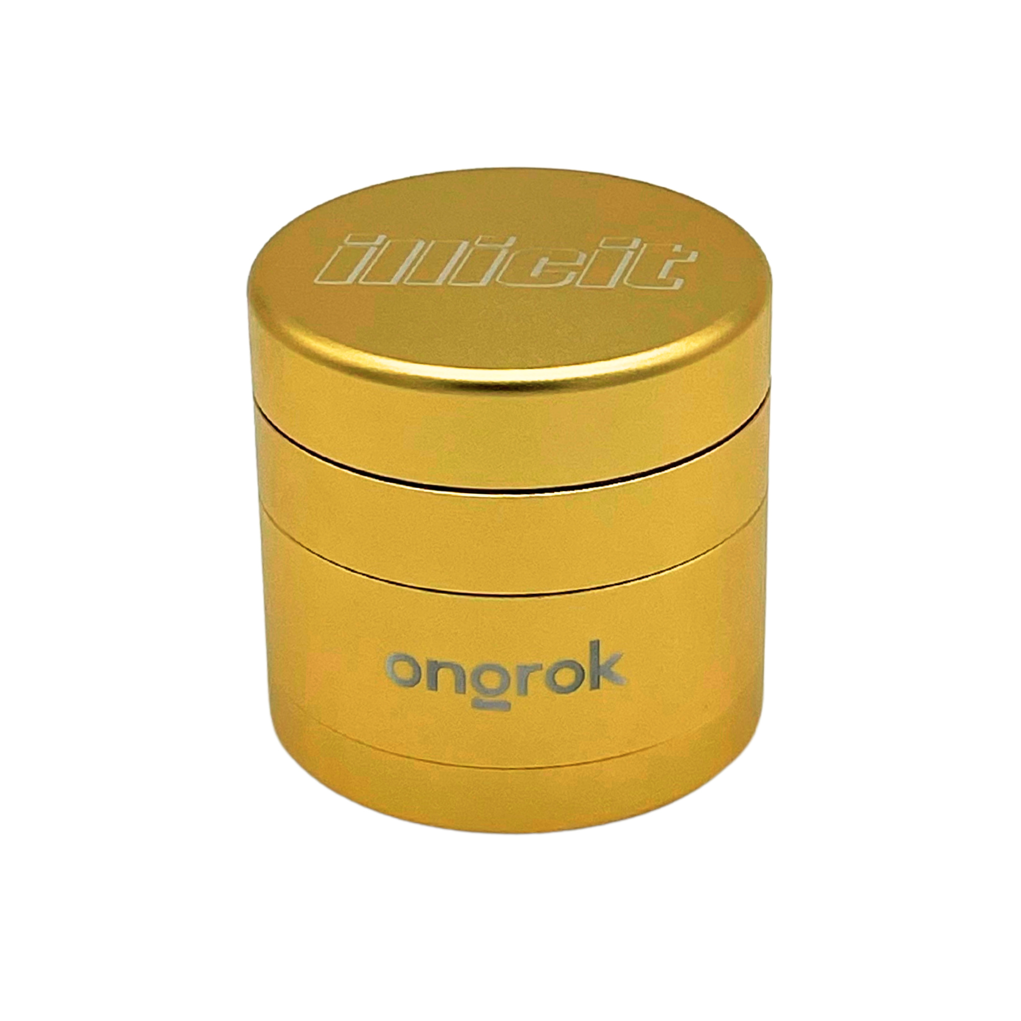 Photograph of product: Illicit 4 Piece EZ Grinder | Gold
