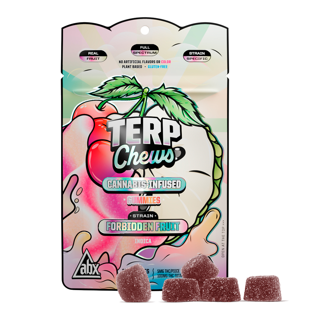 Photograph of product: ABX | Terp Chews Forbidden Fruit - 100mg Gummies
