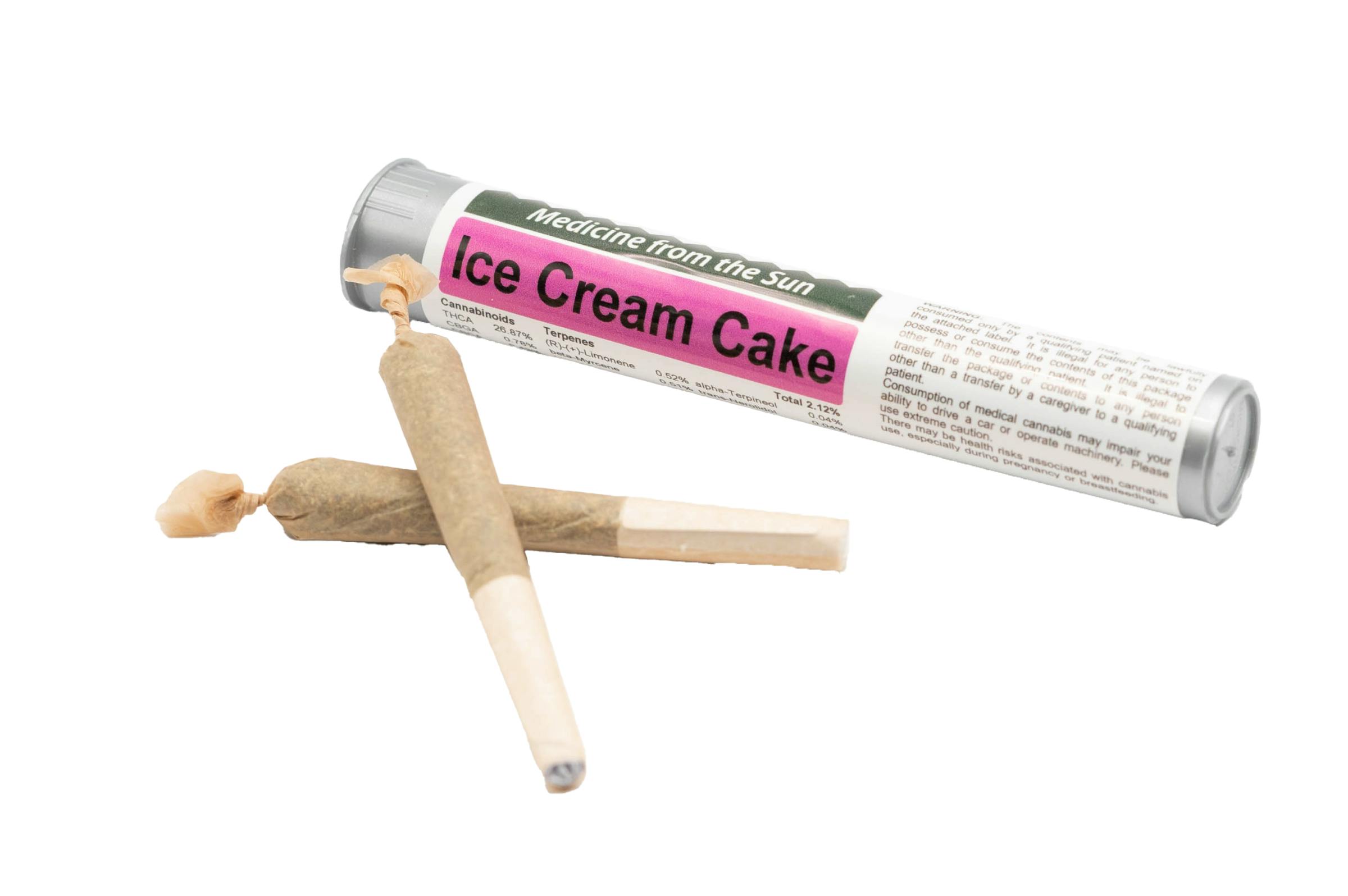 Photograph of product: Ice Cream Cake Pre-Roll | 1g (0.5g x 2pk)