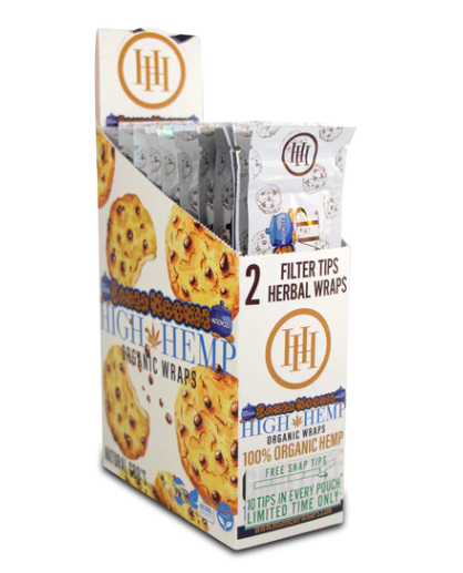 Photograph of product: HIGH HEMP | Accessory | Hemp Wrap | Baked Cookies | 2pk
