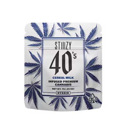 Photograph of product: STIIIZY 40's Cereal Milk Infused Flower (H) 7g