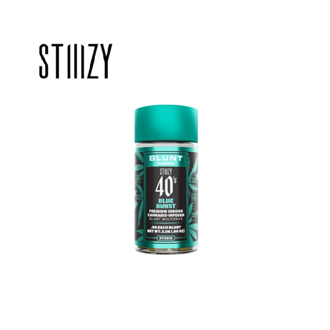 Photograph of product: BLUE BURST 2.5G 5 PACK INFUSED BLUNT