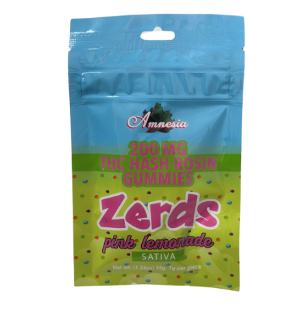 Photograph of product: Amnesia - Pink Lemonade au chocolat Rosin Zerdz 200mg