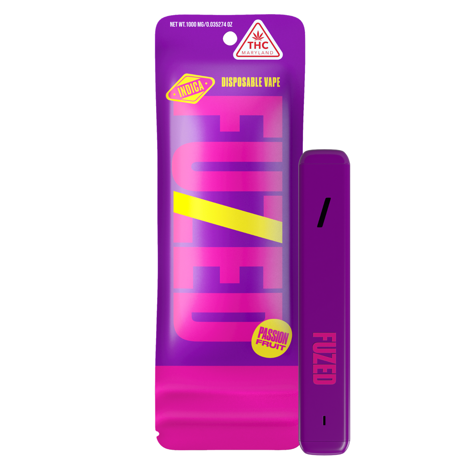 Photograph of product: Passion Fruit Disposable Vape(1G)(Fuzed)
