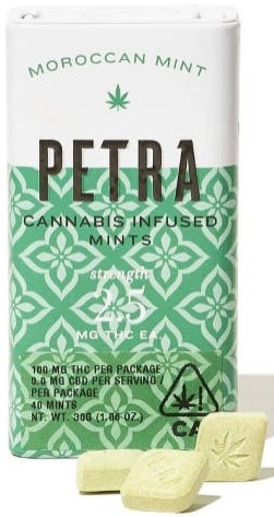 Photograph of product: Moroccan Mint [H] - 100MG Mints 40PK