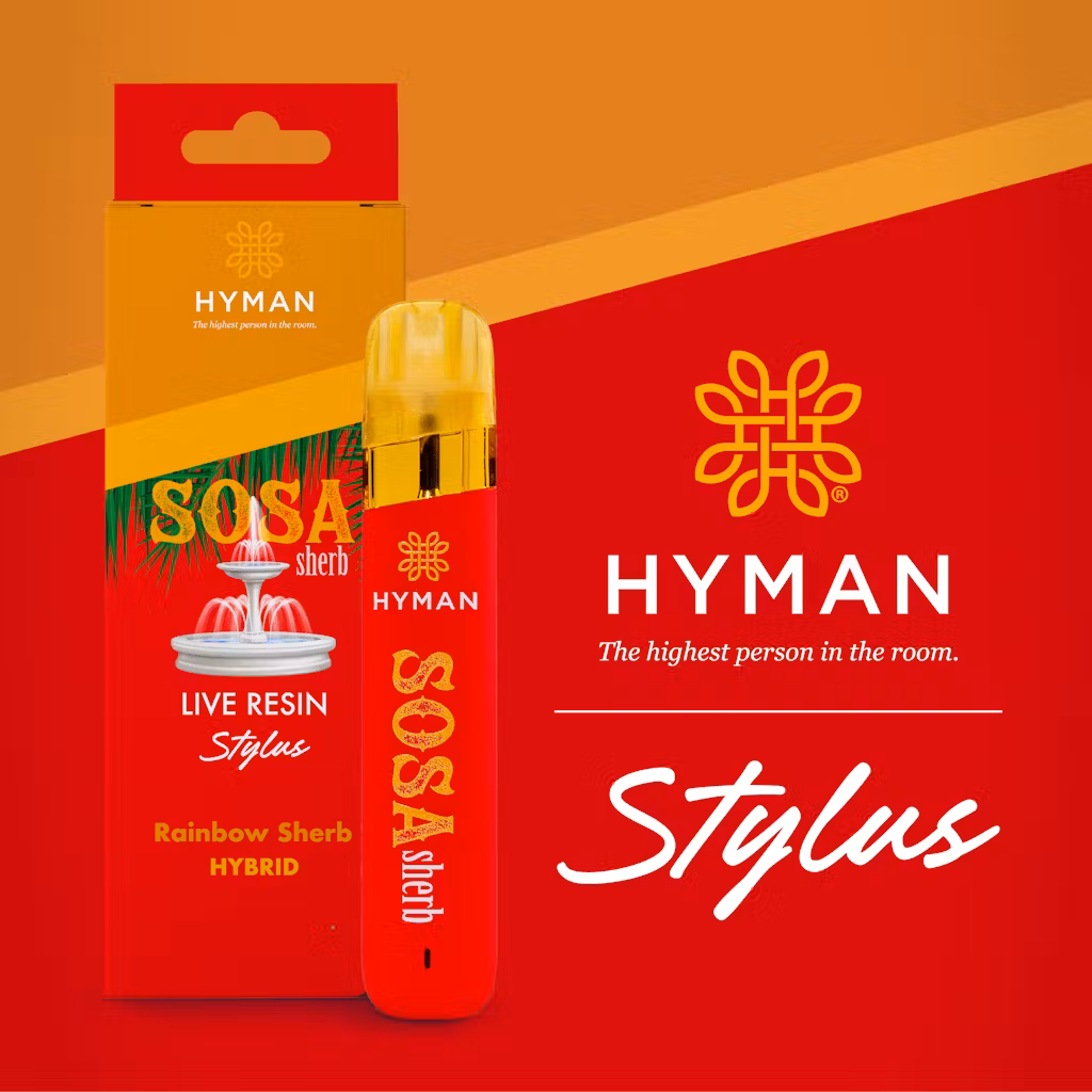 Photograph of product: Hyman - Sosa Sherb - 1g Live Resin AIO Stylus
