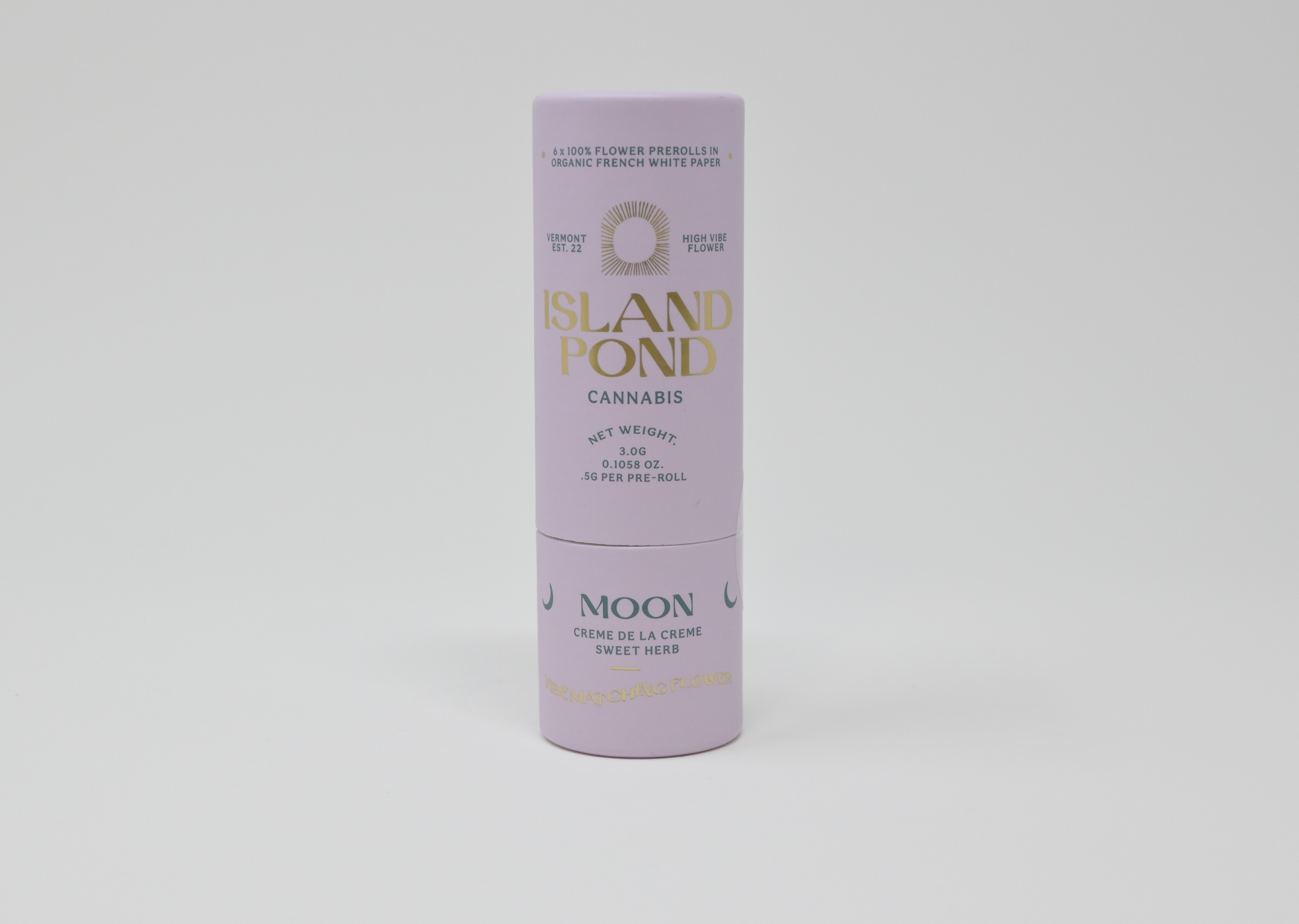 Photograph of product: Island Pond Oui'd Co | Moon: Godfather OG | Dogwalkers | 6PK