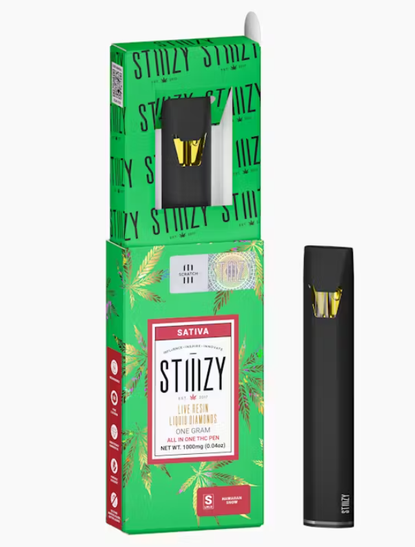 Photograph of product: HAWAIIAN SNOW LIVE RESIN LIQUID DIAMONDS AIO 1G