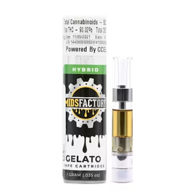 Photograph of product: Gelato (H) - Cart 1g - Gelato (H)
