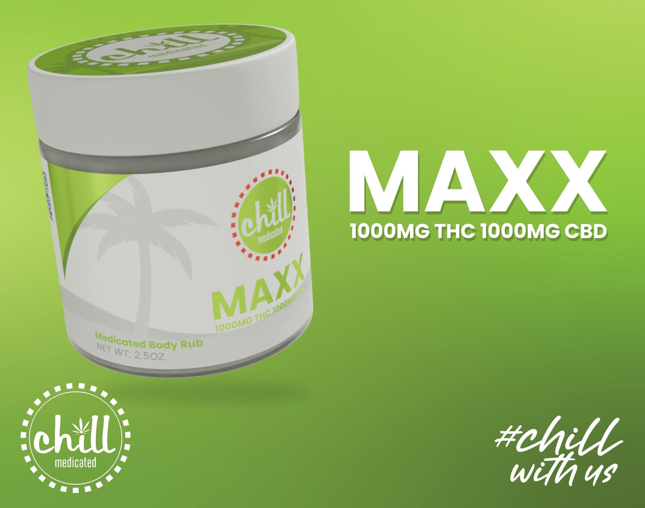 Photograph of product: AU Chill: Maxx TH-oui: CBD Rub