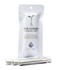 Photograph of product: Raw Garden - Limetini (3) .5g Diamond Infused Joints