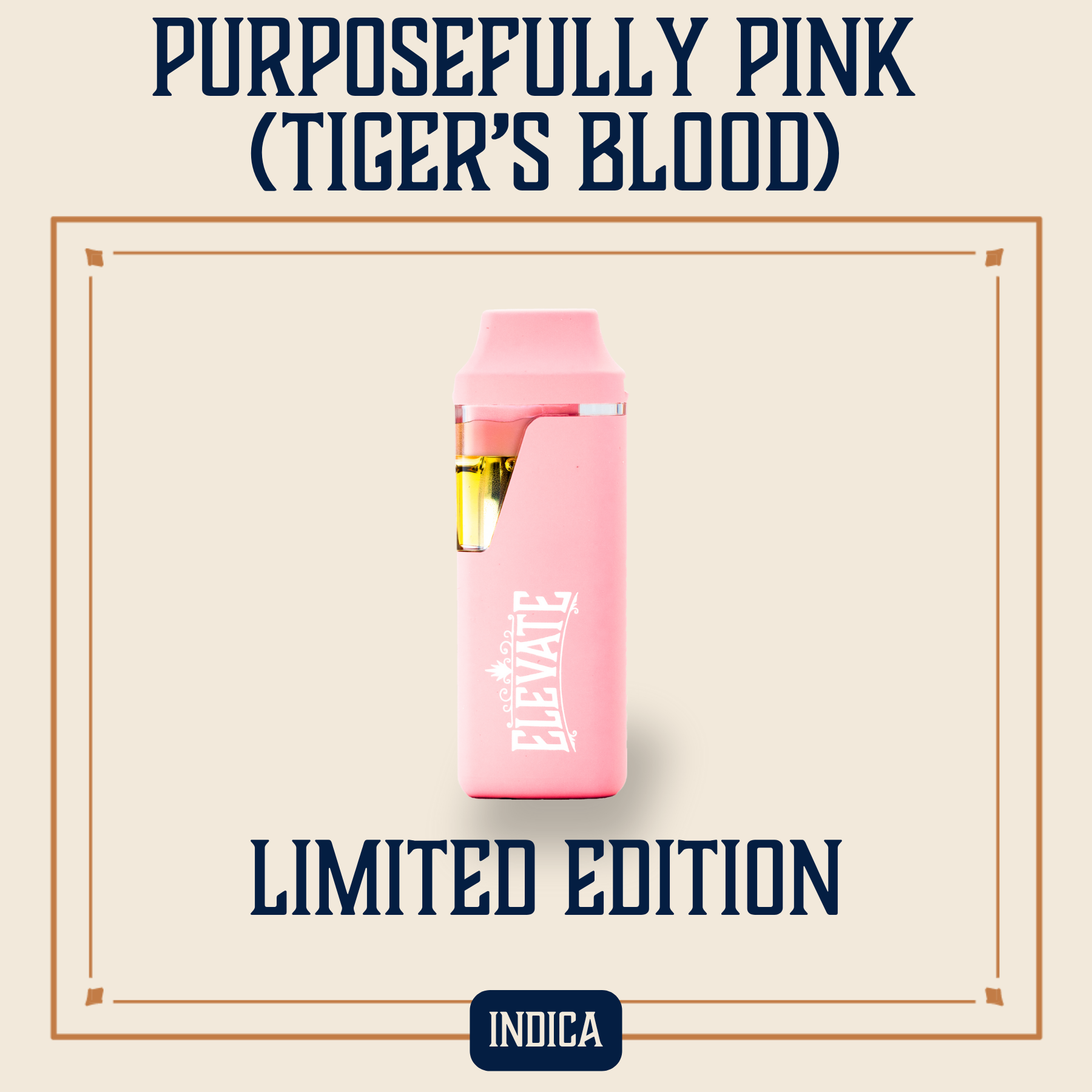 Photograph of product: Purposefully Pink (Tigers Blood) Limited Edition Botanical Min-E-Bar | 0.5g