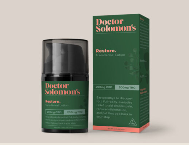 Photograph of product: Dr. Solomon's 1:1 Restore Lotion | 200mg