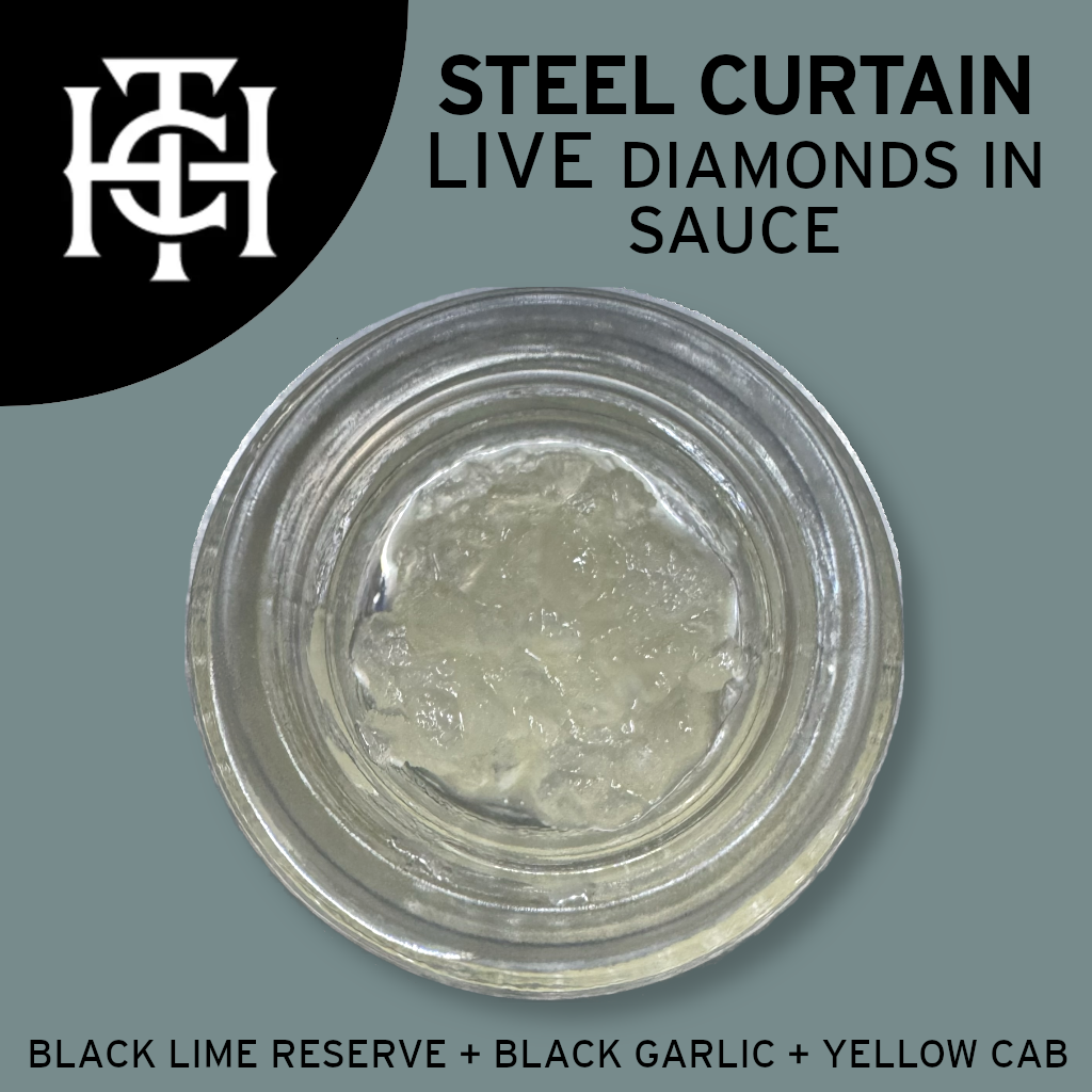 Photograph of product: Steel Curtain 1g LIVE Diamonds In Sauce The Heirloom Collective