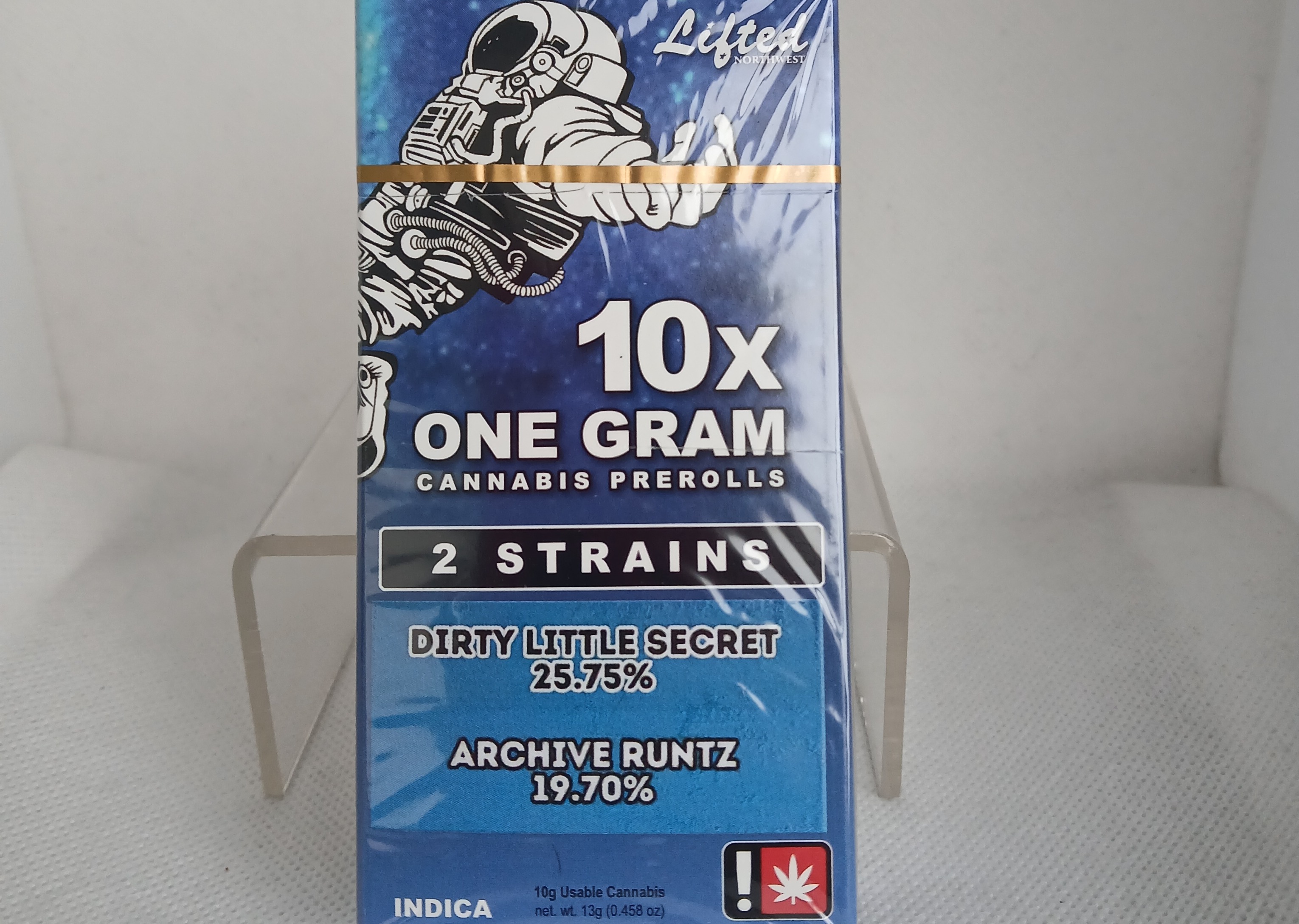 Photograph of product: LIFTED - PREROLL - 10PK - Oui'd - DIRTY LITTLE SECRET & ARCHIVE RUNTZ