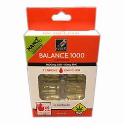 Photograph of product: Ceres - CBD Balance Capsules 1000mg