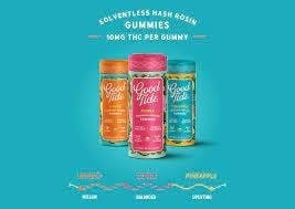 Photograph of product: Good Tide - Pineapple Tide Solventless au chocolat Rosin - 10 ct Gummies
