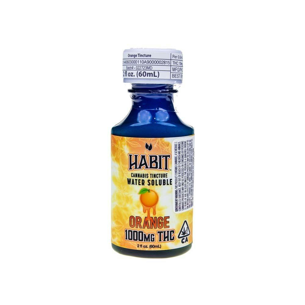 Photograph of product: Habit | Orange Water Soluble Tincture (1000mg TH-oui)