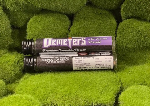 Photograph of product: Pre Roll Single | Bosscotti | Demeters