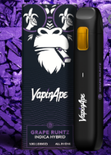 Photograph of product: Vapin Ape | Grape Runtz | Disposable Cartridge | 1g
