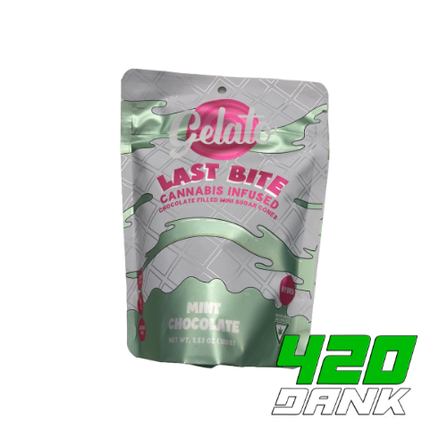 Photograph of product: Gelato Last Bites - Strawberry White Chocolate 10pk - 200mg