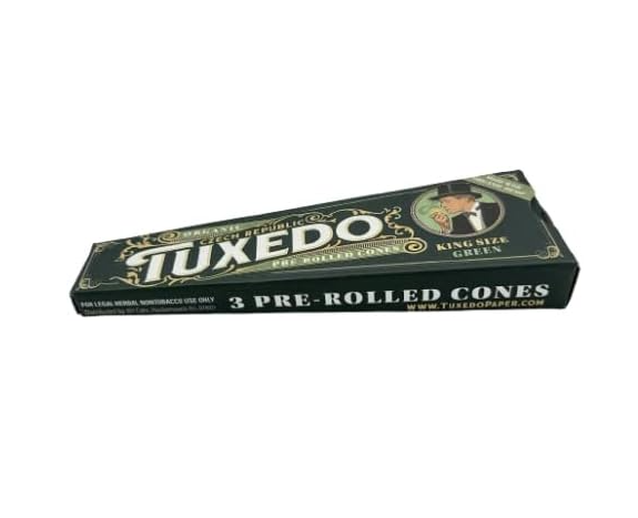 Photograph of product: Tuxedo | 3 PK Cones Hemp | King Size